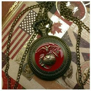 🌲SALE🌲US Marine Corp pocket watch